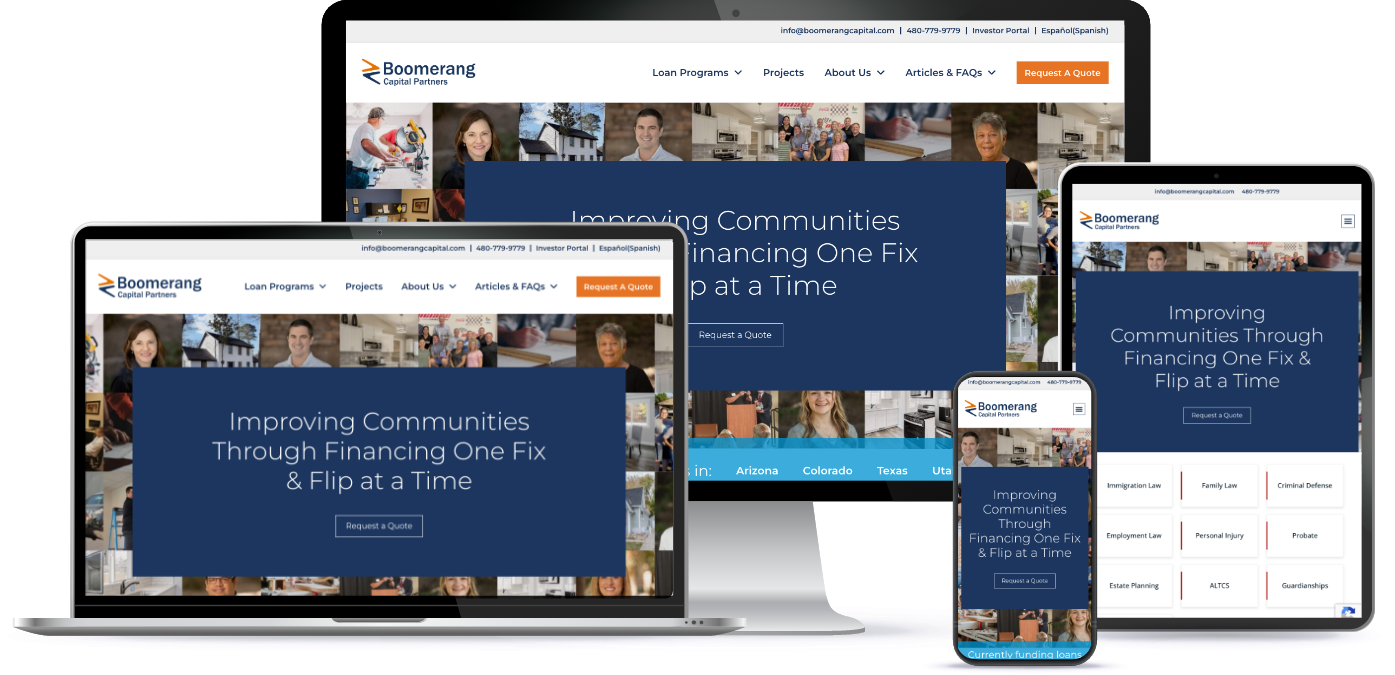 Boomerang Capital responsive websites