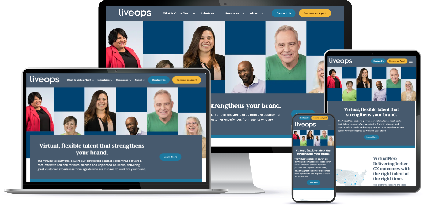LiveOps responsive websites